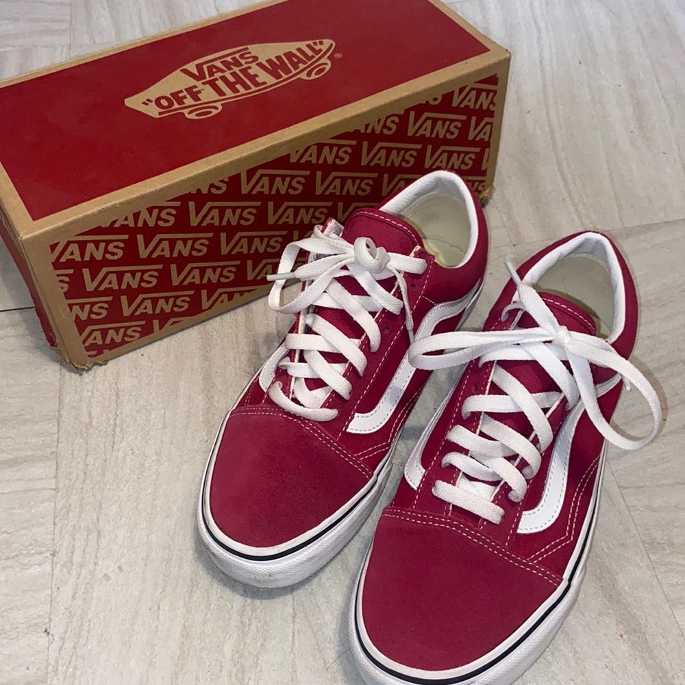 Burgundy vans for sale!